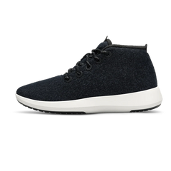 Women's Wool Runner-up Mizzles - Natural Black (Natural White Sole) - 1