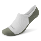 Anytime No Show Sock - Blizzard/Thunder Green