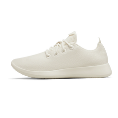 Men's Wool Runner - Natural White (Cream Sole)