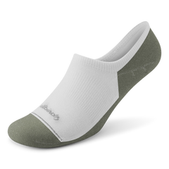 Anytime No Show Sock - Blizzard/Thunder Green