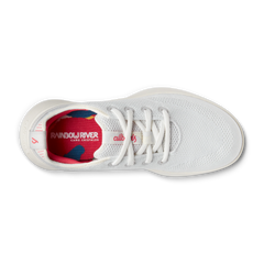 Women's Tree Runner Go - Blizzard/Vivid Red (Natural White Sole)