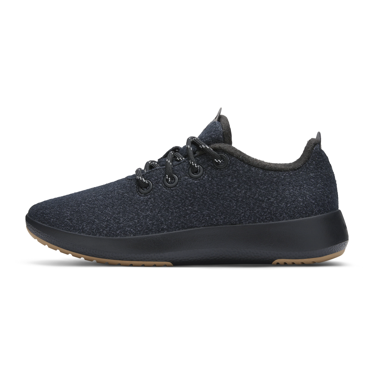 Women's Wool Runner-up Mizzle - Natural Black (Rugged Khaki Sole)
